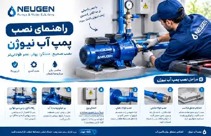 راهنمای نصب پمپ آب